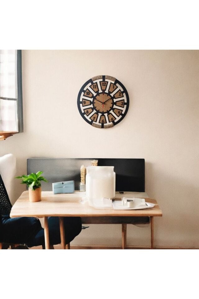 Dekoratif Jüt Ipli Duvar Saati