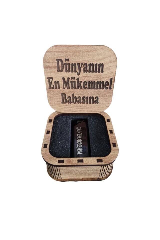 Babalar Gününe Özel Canım Babam Yazılı Metal Çakmak