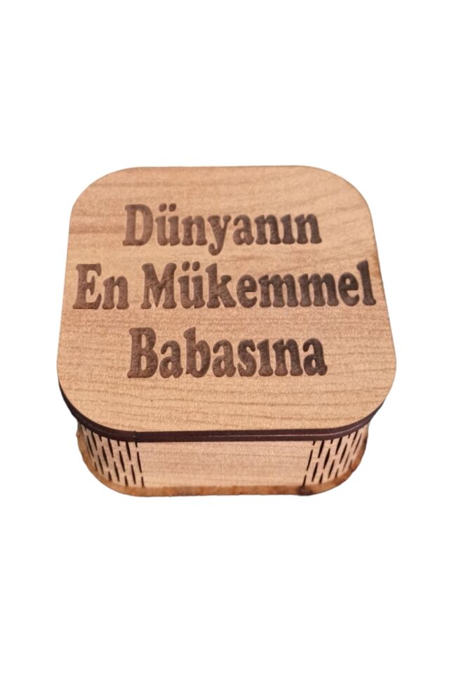 Babalar Gününe Özel Canım Babam Yazılı Metal Çakmak