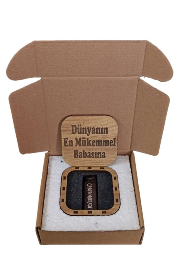 Babalar Gününe Özel Canım Babam Yazılı Metal Çakmak