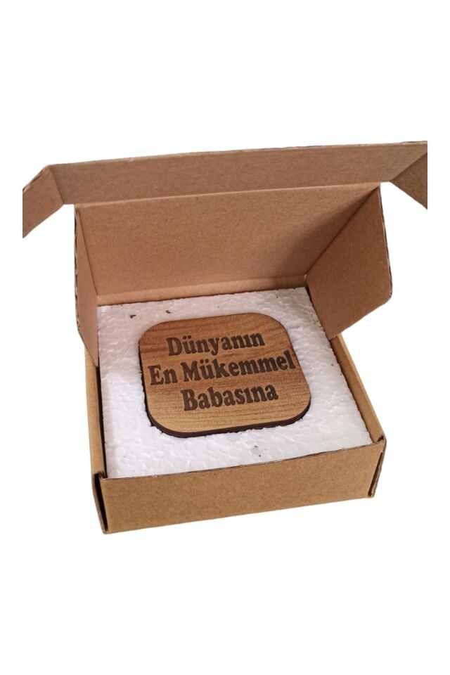 Babalar Gününe Özel Canım Babam Yazılı Metal Çakmak