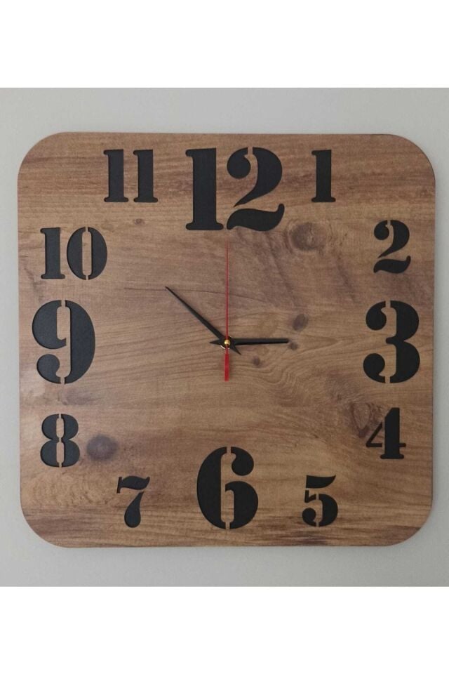 Dekoratif Kare Duvar Saati