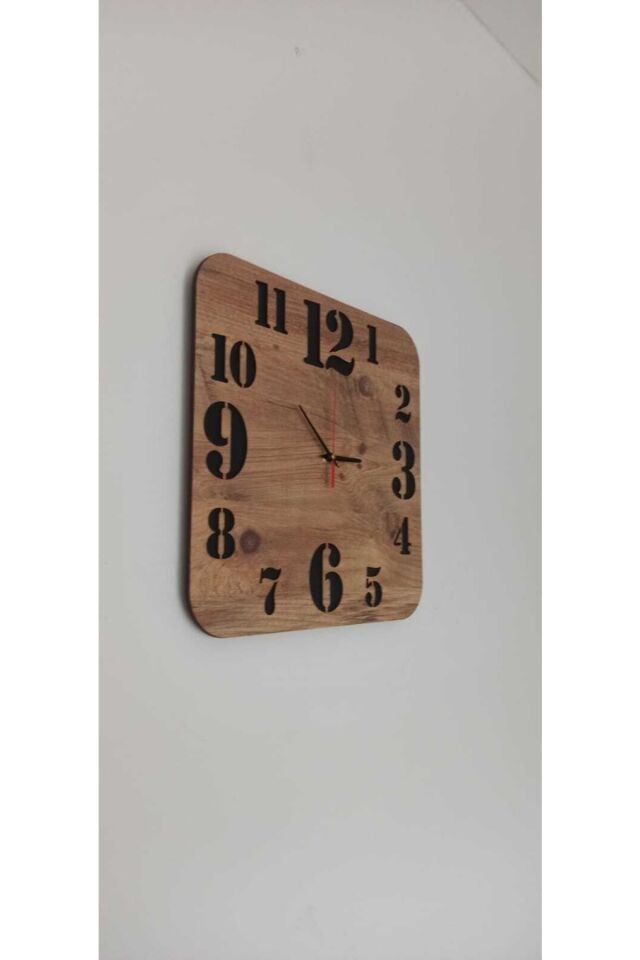 Dekoratif Kare Duvar Saati